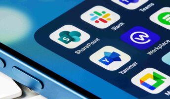 slack and teams on iphone
