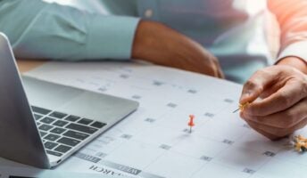 Employee with Calendar