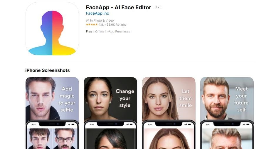 FaceApp and data privacy