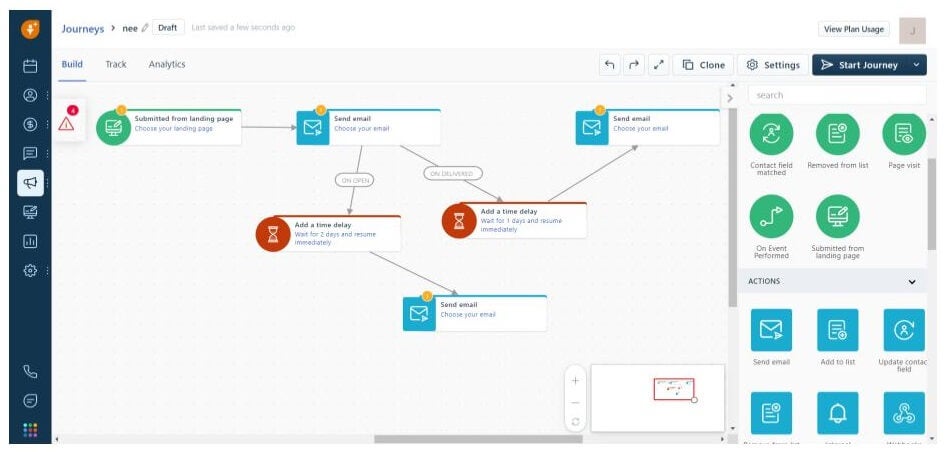 Freshsales Suite lead journey