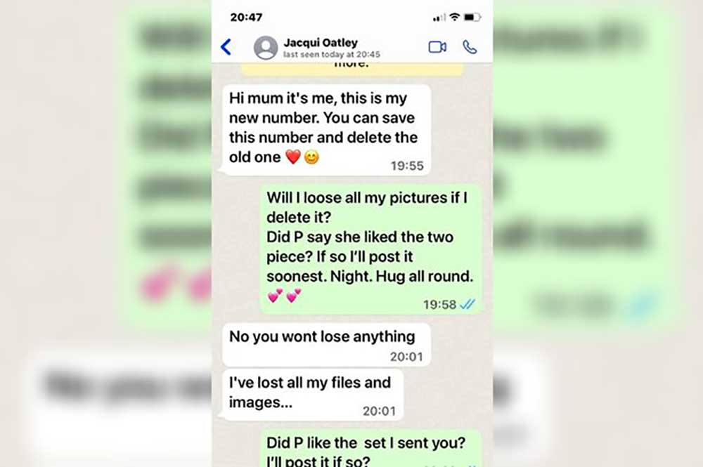 Hi mum Whatsapp Scam picture