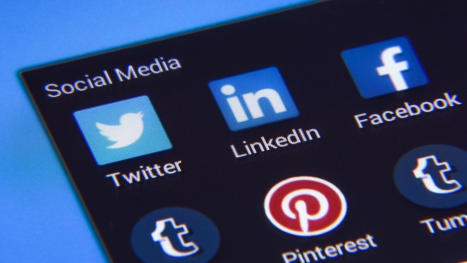 social media facebook at work