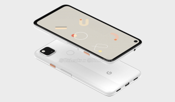 google pixel 4a front and rear