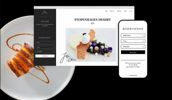 Wix Restaurant website builder